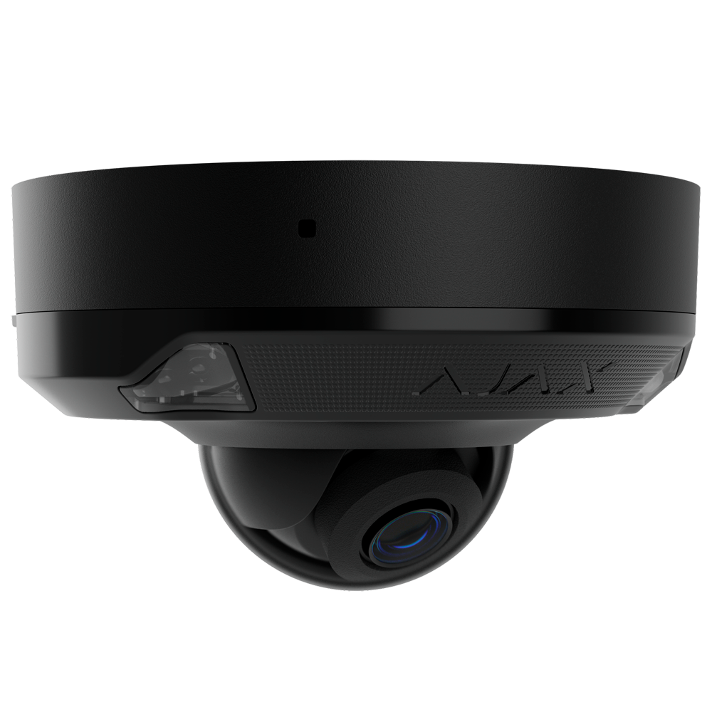 Cámara IP 8 Megapixel Ajax - 1/2.8" Progressive Scan CMOS - Lente 4 mm | Ranura MicroSD hasta 256GB - IR15m | Luz Blanca 15 m | PoE 802.3at/af - Con Inteligencia Artificial - Color negro