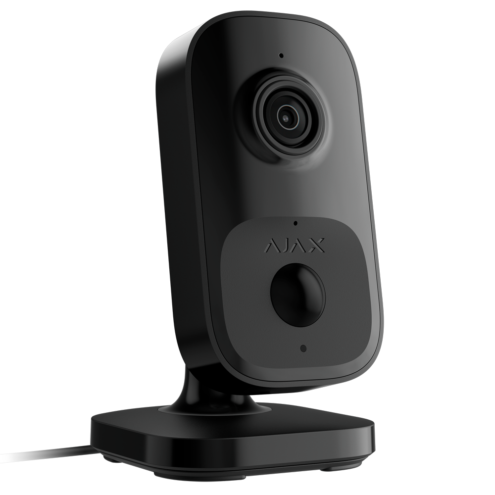 Telecamera IP Cube 4 Mp - Rilevamento oggetti tramite IA - IR 8 m / Rilevamento PIR fino a 4 m - Audio bidirezionale con cancellazione del rumore - Wi-Fi 2.4 GHz con Jeweller/Wings - Colore nero