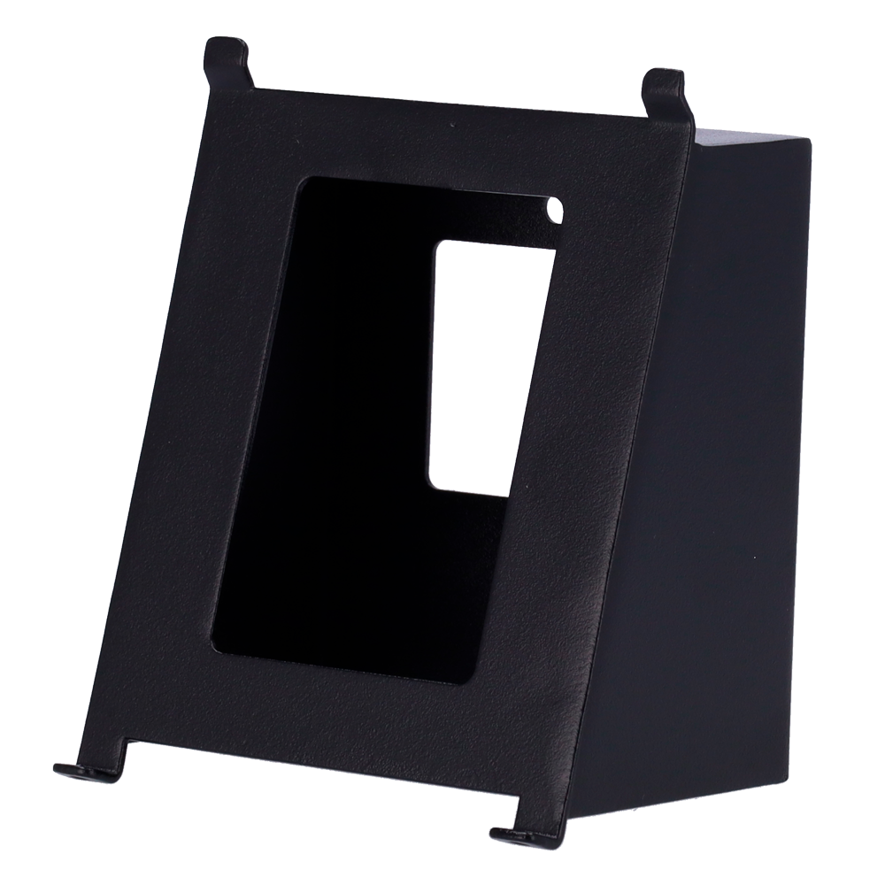 Soporte para videoportero - Compatible con monitores serie AK-S563 sin "-S" - Medidas: X (Al) x X (An) x X (Fo) mm - Fabricado en X - Montaje en superficie en ángulo - Fácil instalación