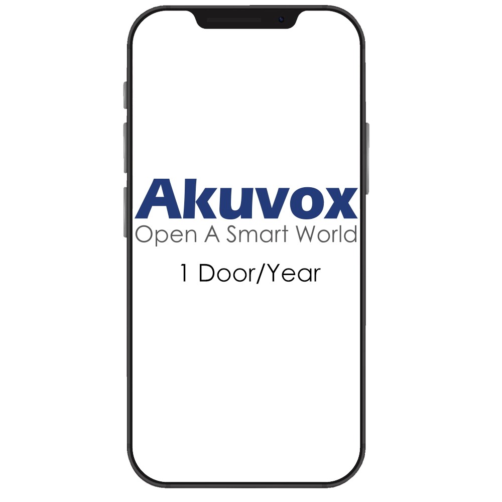 Akuvox - Licencia para 1 puerta - Para puertas adicionales - Compatible con Cloud de Oficina