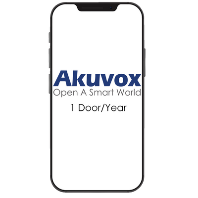 Akuvox - Licencia para 1 puerta - Para puertas adicionales - Compatible con Cloud de Oficina