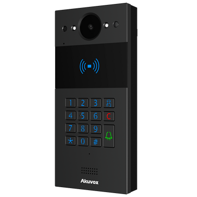 Videocitofono IP da parete - Telecamera 2 Mp | Audio bidirezionale - Apertura con scheda EM/MF