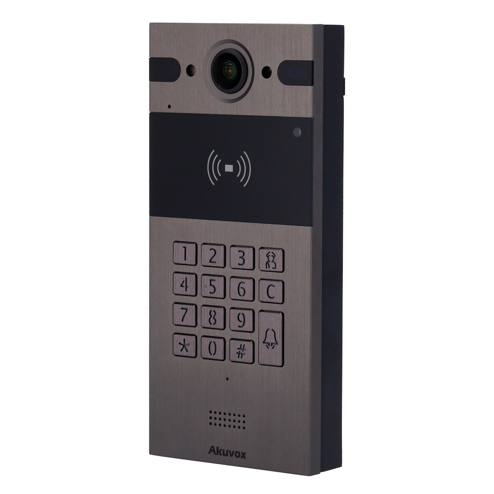 Videocitofono IP da parete - Telecamera 4 Mpx Grandangolo | Audio bidirezionale - Apertura con scheda EM/MF