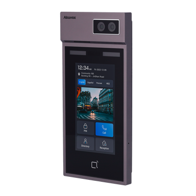 Videocitofono IP antivandalo IK08 - Telecamera 2 Mpx/1 Mpx | Audio bidirezionale - Riconoscimento facciale