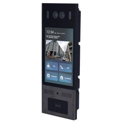 Videocitofono IP antivandalo IK10 - Doppia telecamera da 2 Mpx | Audio bidirezionale - Riconoscimento facciale