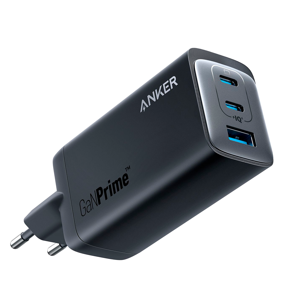 Anker - Caricabatterie USB - Potenza 120W | Con tecnologia GaNPrime - Ricarica veloce  - Uscite 1x USB-A