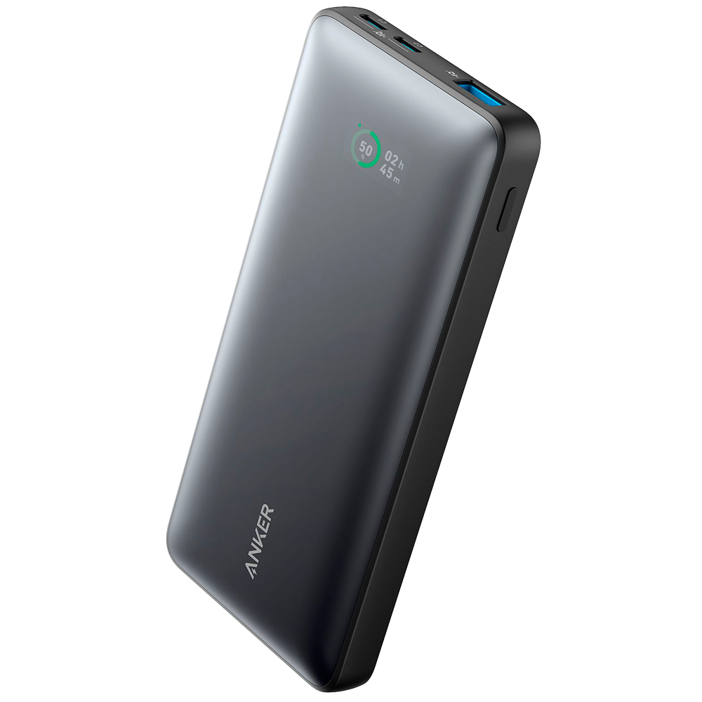 Anker Power bank con display - Capacità 10000mAh - Ingressi cavo integrato