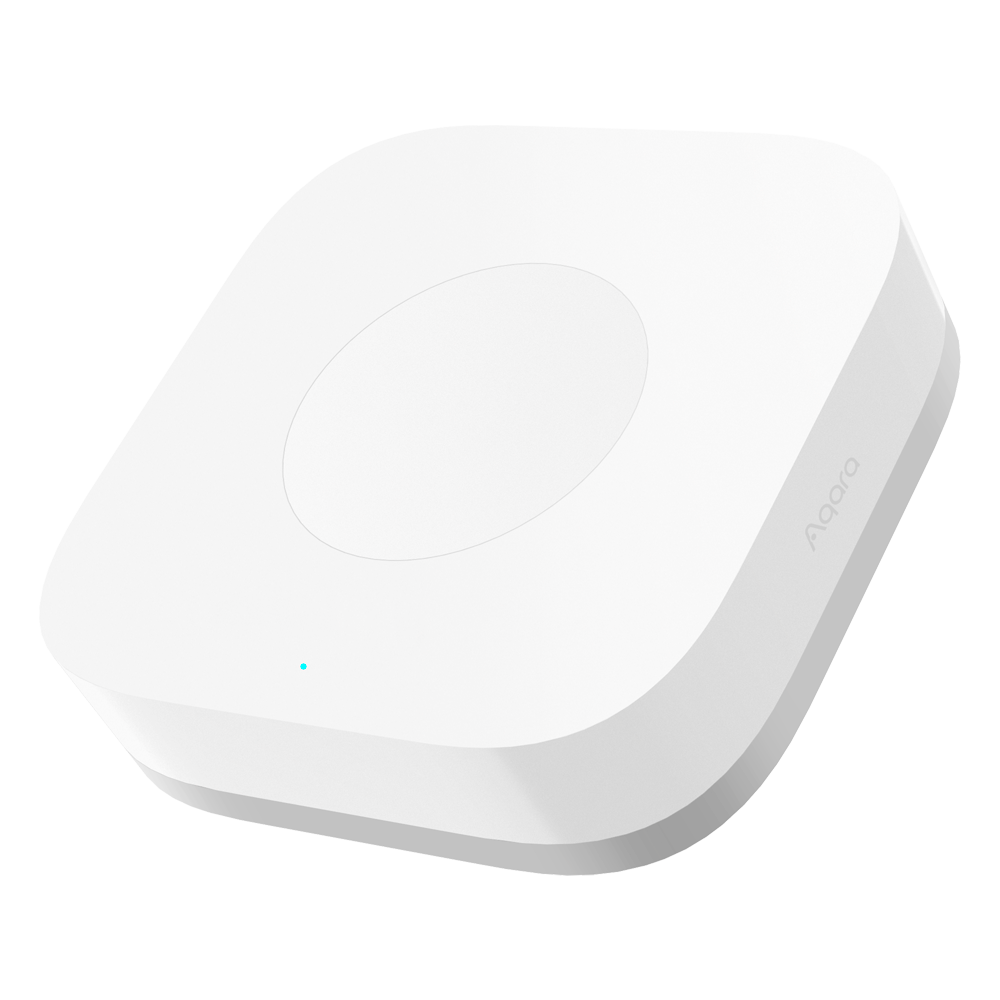Aqara Pulsante wireless singolo T1 - Zigbee 3.0  - Matter over Zigbee - Richiede  AQARA HUB - 3 Azioni configurabili - Supporta Apple Homekit