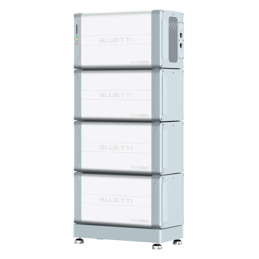 Kit batteria domestica - Inverter + Batteria + Supporto - Gran capacità 14880Wh - Potenza 7600W - Controllo tramite APP (Wifi e Bluetooth) - IP65