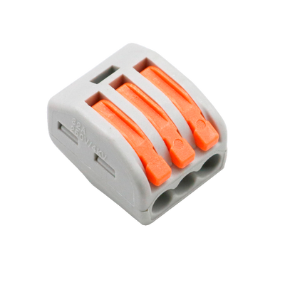 Safire - Connettore del Cavo - 1 Ingressi e 2 Uscite - Sezione del cavo 28 ~ 12AWG - Sezione 0.08 m²~ 4 mm² - 10 unità