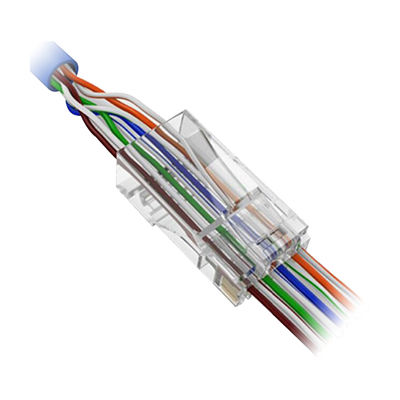Connettore RJ45 per crimpare - Speciale categoria 5 - Apertura frontale per una facile installazione - 8P8C - 50 unità (prezzo per unità)