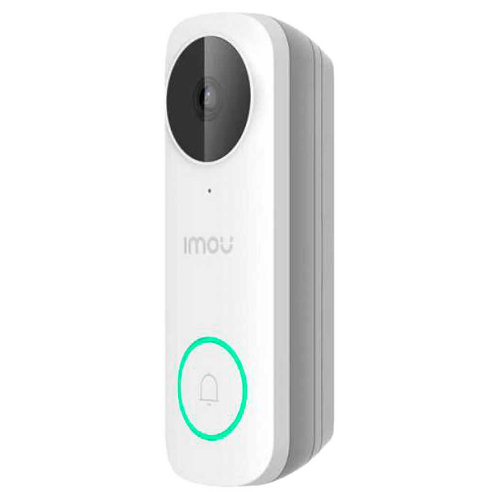 Doorbell WiFi Imou 5 Megapixel 3K - Alimentazione AC / DC - Lente 2.0mm / IR 5m - Rilevamento PIR di persone - Audio Bidirezionale - App Imou Life