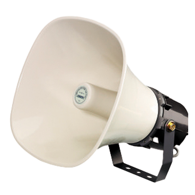 Altoparlante a tromba waterproof - Adatta per esterni - Alimentazione 70V/100V - Staffa inclusa - Sensibilità 105dB - SPL max. 117dB