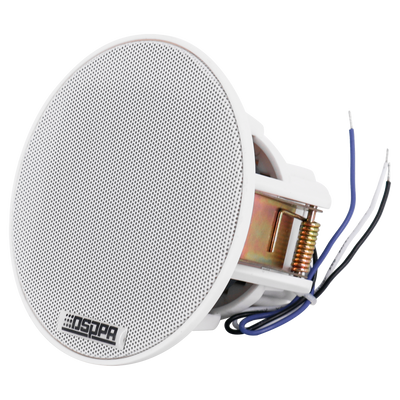 Altoparlante da soffitto  - Altoparlante a gamma completa 3" - Potenza 70V / 100V - Sensibilità 88dB - Intervallo 120Hz - 20kHz