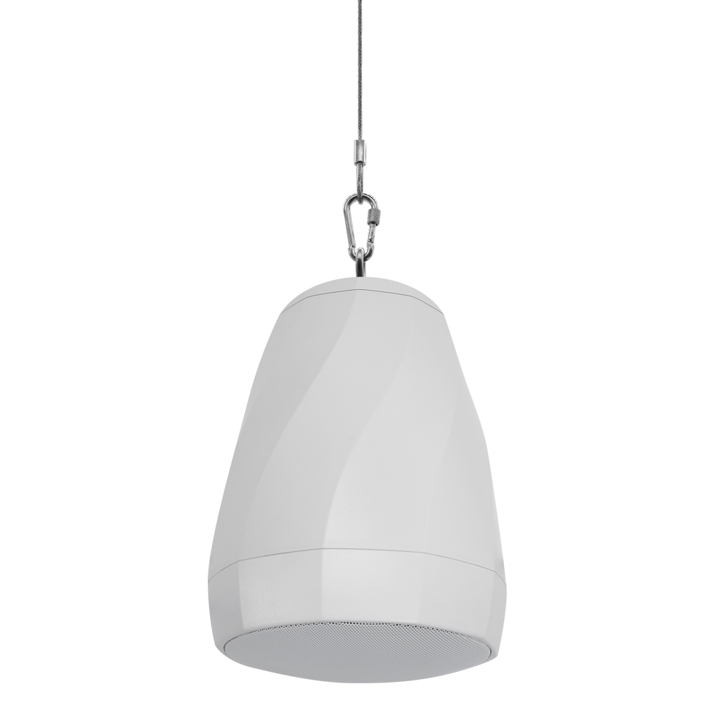 Altoparlante a sospensione - 2 vie: Woofer 5.25" Reflex + Tweeter 1" - Potenza 2.5/5/8/15/30W (100V) e 8ohms - Sensibilità 86dB - Intervallo 110Hz - 20kHz  - Installazioni multiple