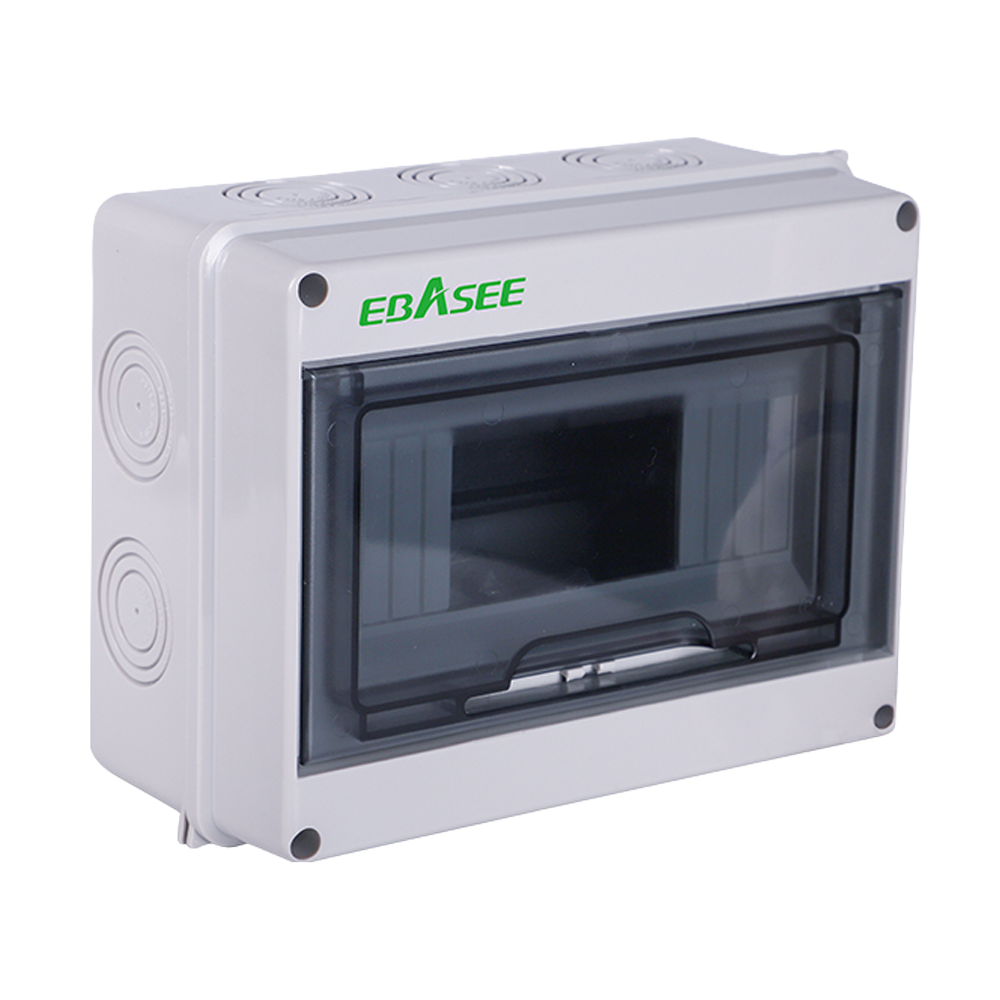 FENIVA | Cuadro de distribución - Número de módulos: 8 - Estanco / Válido para exterior - Compatible con protecciones eléctricas - Para montaje en carril DIN - 201 x 155 x 90 mm