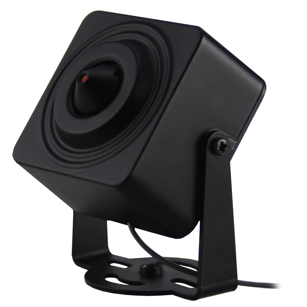 Mini Cámara IP AI EASY-P Pinhole - 4MP | Lente 3.7 mm - Mic | WDR 120 dB - Instalación Plug & Play - Soporta UMD y Motion Detect 2.0 - PoE | P2P