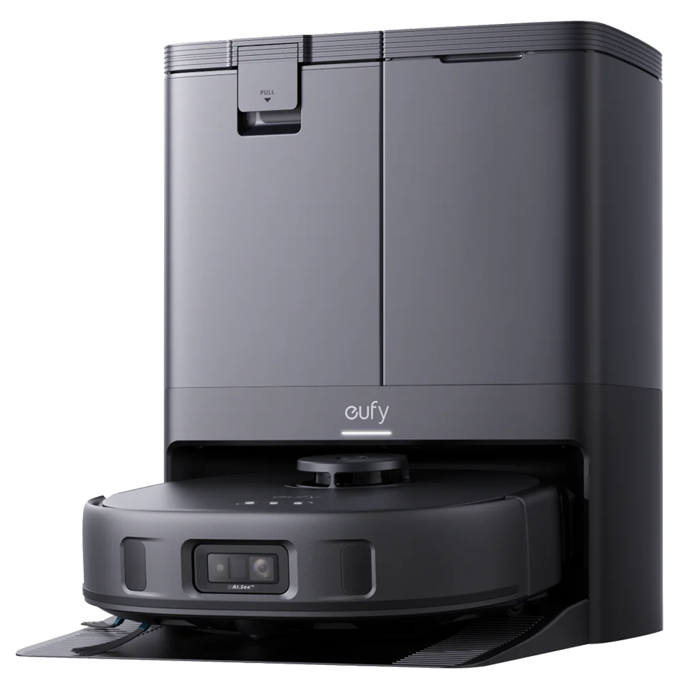 Robot Aspirapolvere Eufy by Anker - Potenza massima di 8000 Pa - Serbatoio 2.5 L Polvere / 3 L Acqua - Pulizia a pressione / Navigazione laser iPath - Mappatura Vari Piani  - Amazon Alexa e Google Assistant
