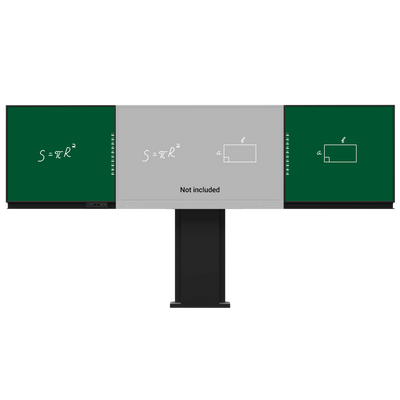 Compatibile con l'opzione interattiva IB-TE-YL-75E2  - Lavagna laterale sinistra per gesso  - Lavagna laterale destra per gesso - Digitalizzazione della scrittura su Windows - Supporto regolabile a parete e a pavimento