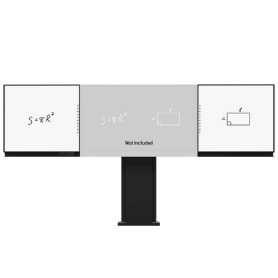 Compatibile con l'opzione interattiva IB-TE-YL-75E2  - Lavagna laterale sinistra per pennarello - Lavagna laterale destra per pennarello - Digitalizzazione della scrittura su Windows - Supporto regolabile a parete e a pavimento