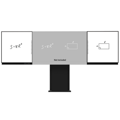 Compatibile con l'opzione interattiva IB-TE-YL-86E2  - Lavagna laterale sinistra per pennarello - Lavagna laterale destra per pennarello - Digitalizzazione della scrittura su Windows - Supporto regolabile a parete e a pavimento