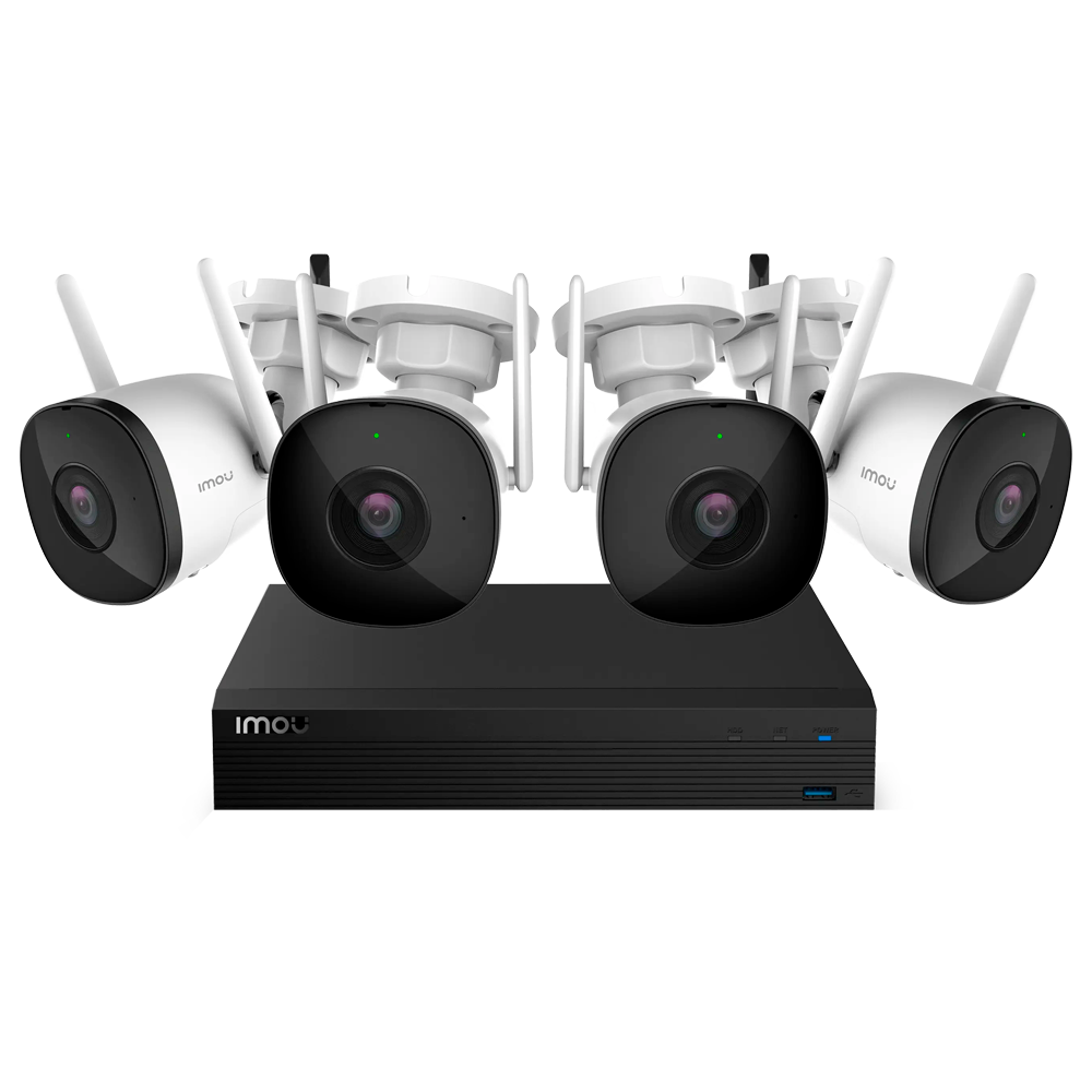 Telecamera Wifi Imou 2 Megapixel - IR 30 m - Ottica 2.8 mm - Rilevamento intelligente delle persone - Audio bidirezionale - Adatto per esterni IP67