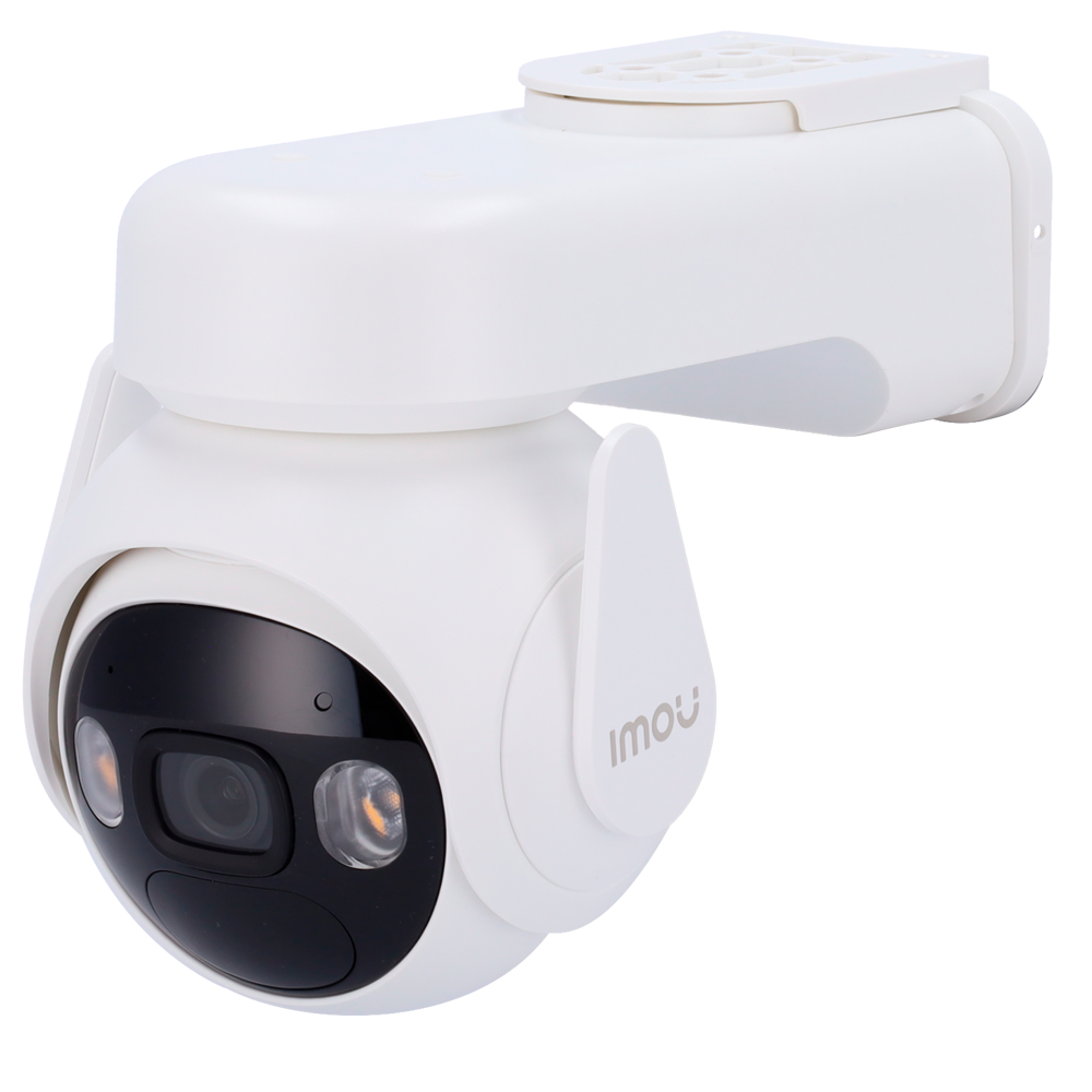 Telecamera Cell PT Wifi Imou 3 Megapixel 2K - Ottica 3.6 mm / IR 20m / Led bianco - Rilevamento di persone tramite sensore PIR - Movimento e Autotracking / 15000 mAh - Compatibilità con il pannello solare Imou - Adatto per esterni IP66