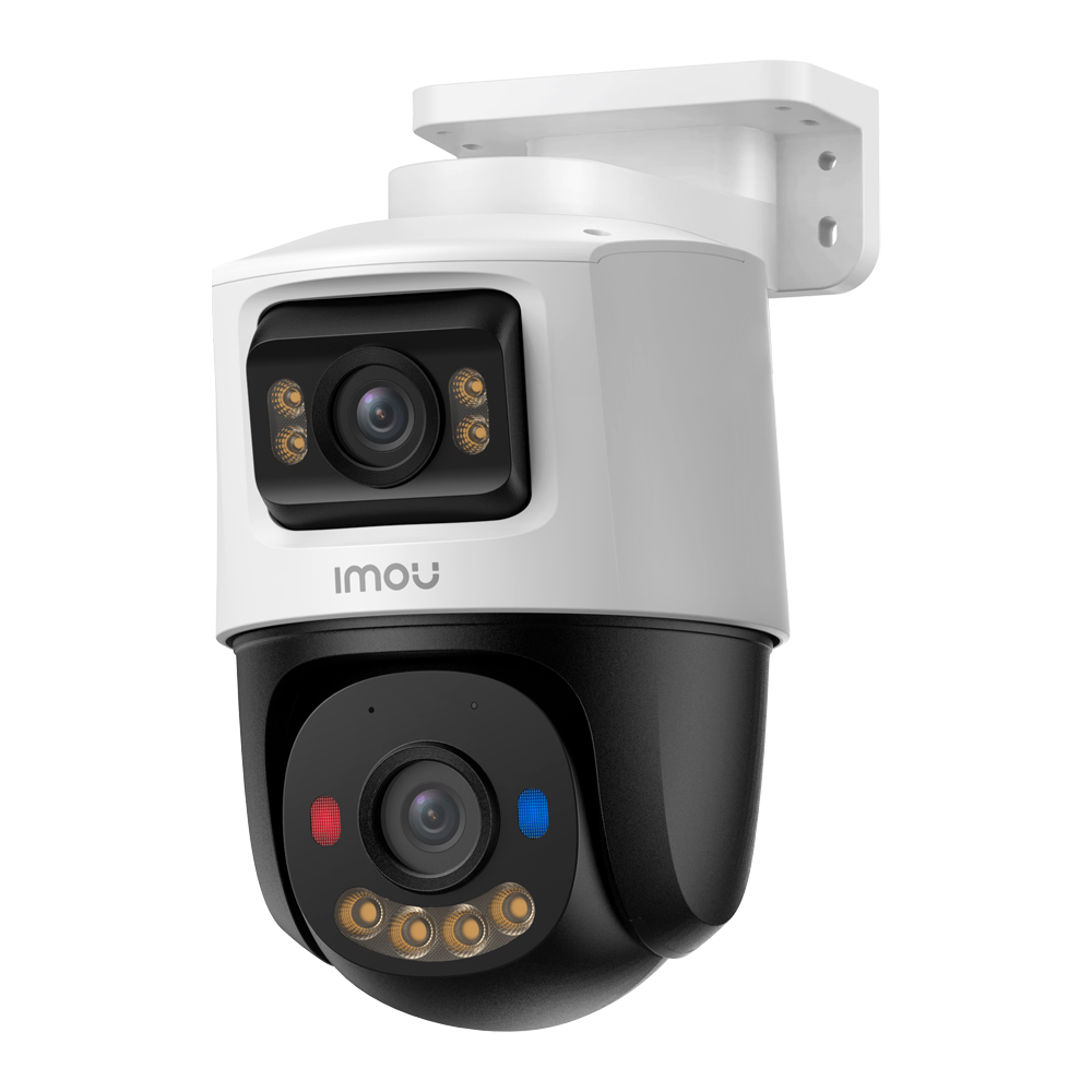 Camera PS70F 5+5MP - Connessione PoE - Doppia Ottica / Autotracking / IR + Full Color - Audio bidirezionale / Sirena + Flash blu-rosso - AIGO PLAY / IMOU SENSE persone e veicoli - Per esterni / IP66