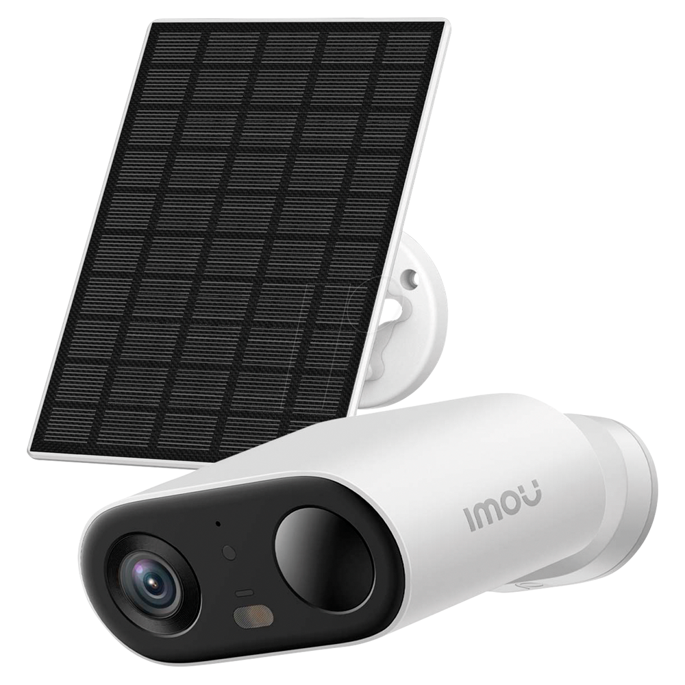 Telecamera Wifi Imou 3 Megapixel - Batteria 5000 mAh + Pannello solare - Lente 2.8 mm / IR 15 m - Rilevamento PIR + Persone - Audio bidirezionale / Sirena - Adatto per esterni IP65