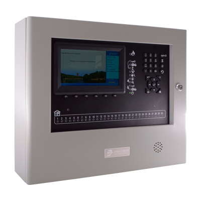 Centrale analogica Jade Bird da 2 loop - Fino a 200 dispositivi per loop - USB per la programmazione e l'aggiornamento dei dati - Display LCD a colori di 7” - Certificati EN54-2