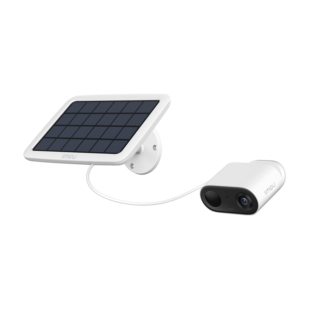Telecamera Wifi Imou 3 Megapixel - Batteria 5000 mAh + Pannello solare - Lente 2.8 mm / IR 7 m - Rilevamento PIR + Persone - Audio bidirezionale / Sirena - Adatto per esterni IP65
