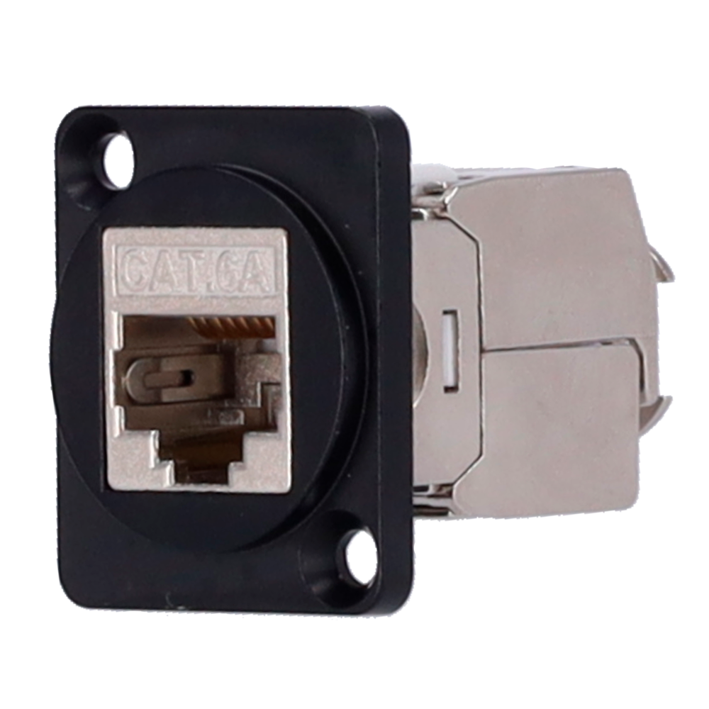 Connettore per cavi UTP - Connettore uscita RJ45 - Compatibile UTP categoria 6 - Facile installazione senza necessità di strumenti - Compatibile con i pannelli XLR