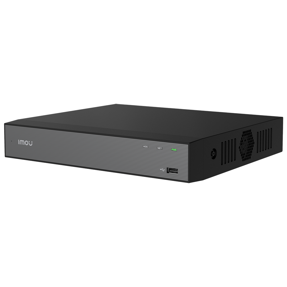 Videoregistratore NVR per telecamere Imou - Cavo LAN - 8CH Video IP - Compressione H.265 / H.264 - Uscita HDMI e VGA - Ammette 1 hard disk