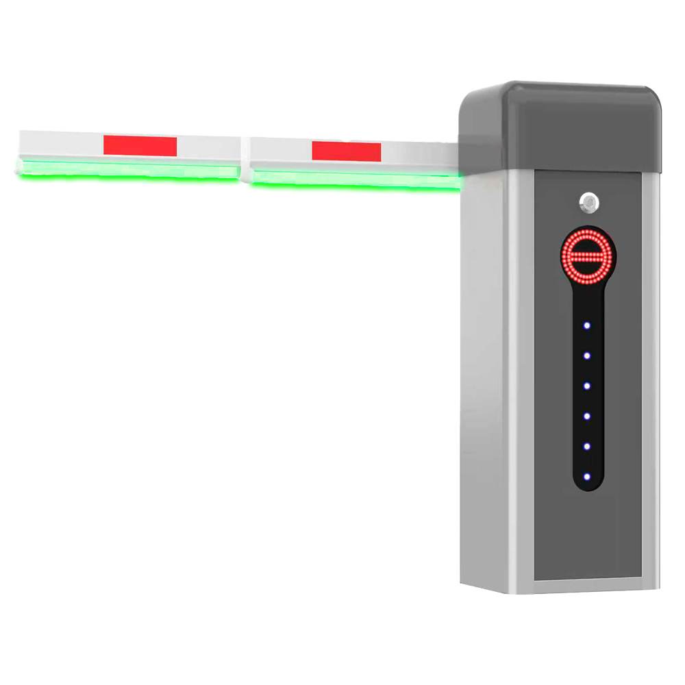 Barriera parcheggio - Braccio telescopico diritto (fino a 6 m) - Apertura a destra | 5.000.000 cicli - Indicatori LED | Modalità di emergenza - Adatto per esterni IP54