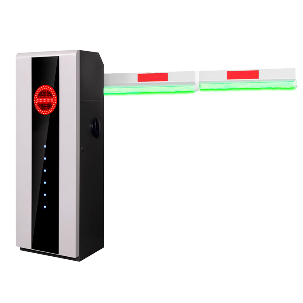Barriera di parcheggio ad alte prestazioni - Braccio dritto (fino a 6 m) - Apertura a sinistra | 10.000.000 cicli - Indicatori LED | Modalità di emergenza - Possibilità di batteria di back-up - Adatto per esterni IP54