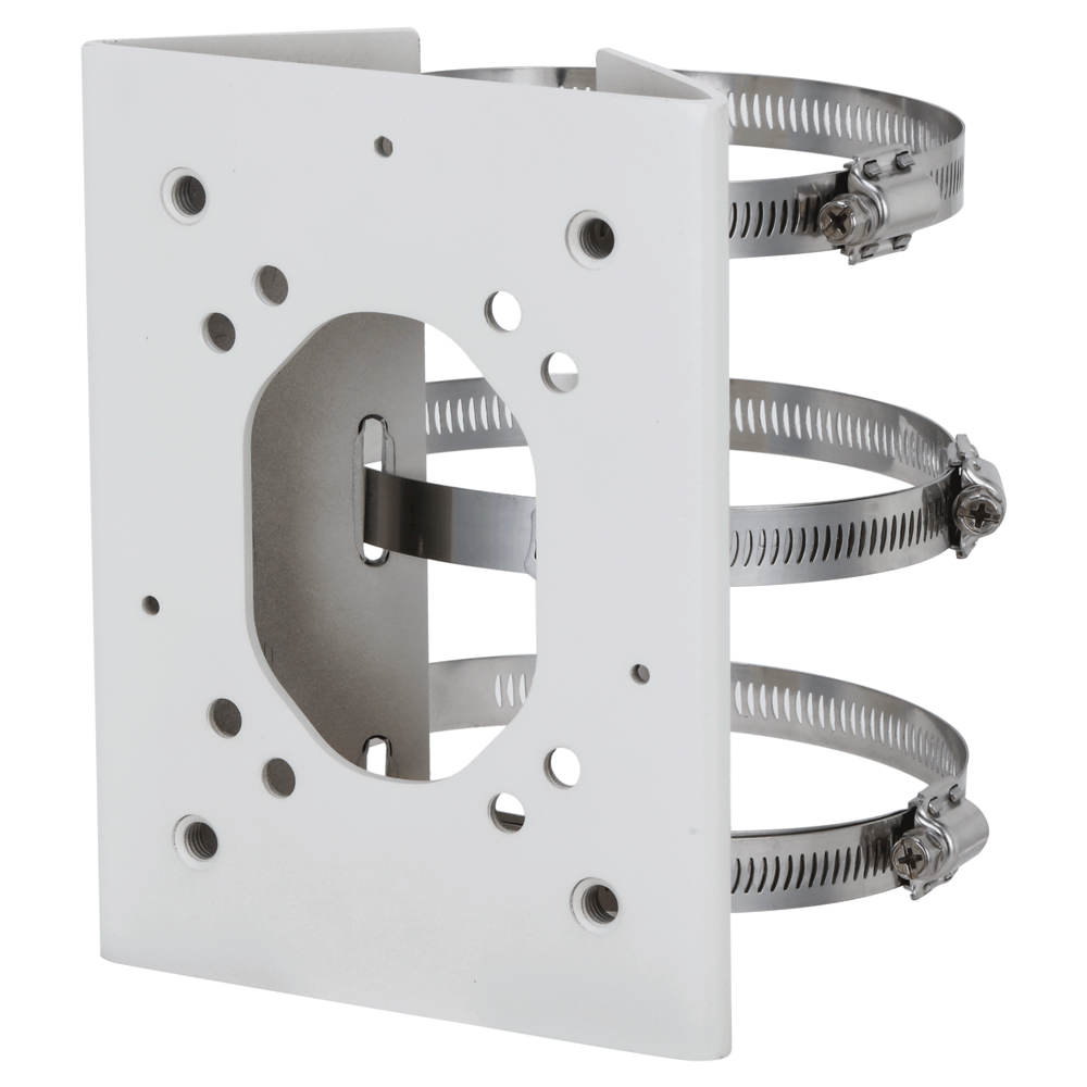 Supporto per palo - Adatto per telecamere bullet - Lega di alluminio - 170 mm (I) x 130