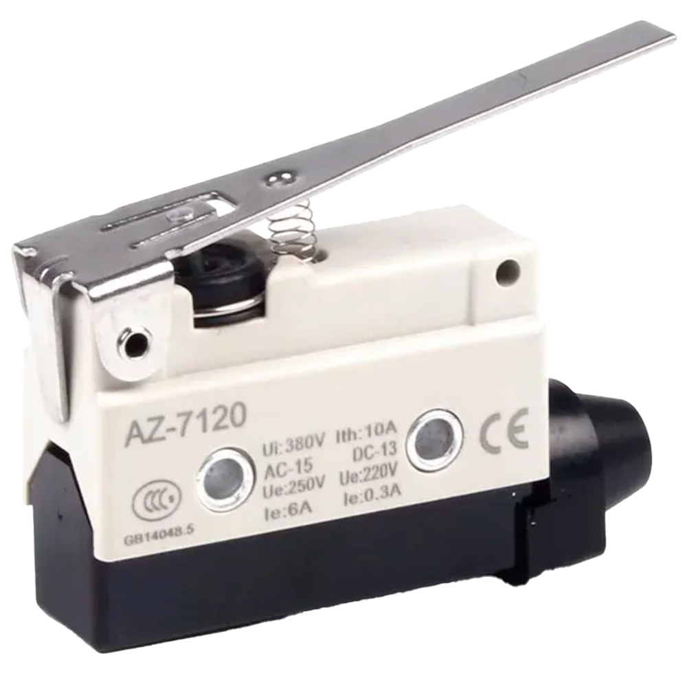 Tamper per rack - Contatto pulito NO/NC/COM - Leva da 77 mm di lunghezza - Realizzato in ABS