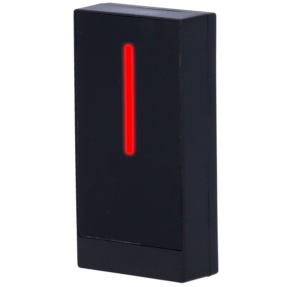 Lettore di accesso da incasso - Accesso tramite scheda MF - Indicatore a LED e acustico - Wiegand 26/34 - Compatibile con dispositivi di terze parti - Adatto per uso esterno IP68 | Plastica