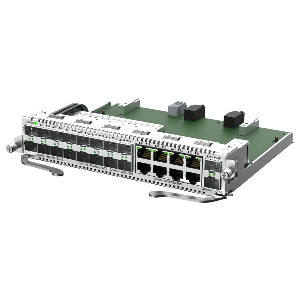 Reyee - Scheda di interfaccia per Switch modulare - Compatibile con RG-NBS6002 - 16 Porte SFP Gigabit + 8GE RJ45 + 2 SFP+10Gbps - Dimensione 1 Slot