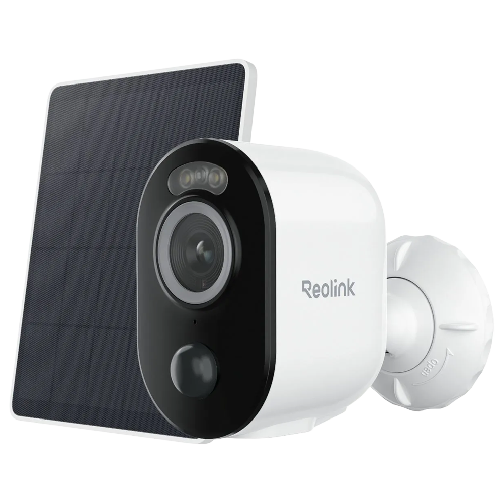 FENIVA | Reolink Telecamera WiFi a batteria B330 - 5MP (2880x1616) - WiFi dual-band 2,4 GHz e 5 GHz - Rilevamento tramite AI di persone, veicoli e animali - Audio bidirezionale / Slot MicroSD - Adatta per esterni