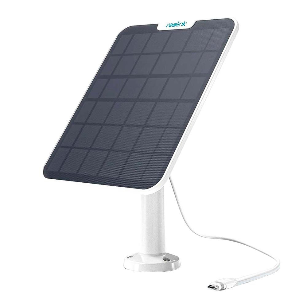 Reolink Pannello Solare 2 - Potenza 6W - Efficiente - Facile installazione - Compatibile con le telecamere Reolink - Adatta per esterni