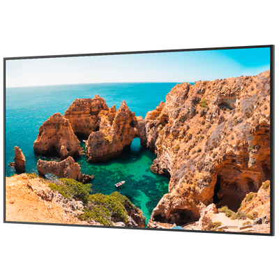 Monitor SAFIRE DLED 75" 4K  - Risoluzione 3840x2160 - Android 14 - Ingressi/uscite multiple - Utilizzo intenso 24/7 - Staffa a parete inclusa