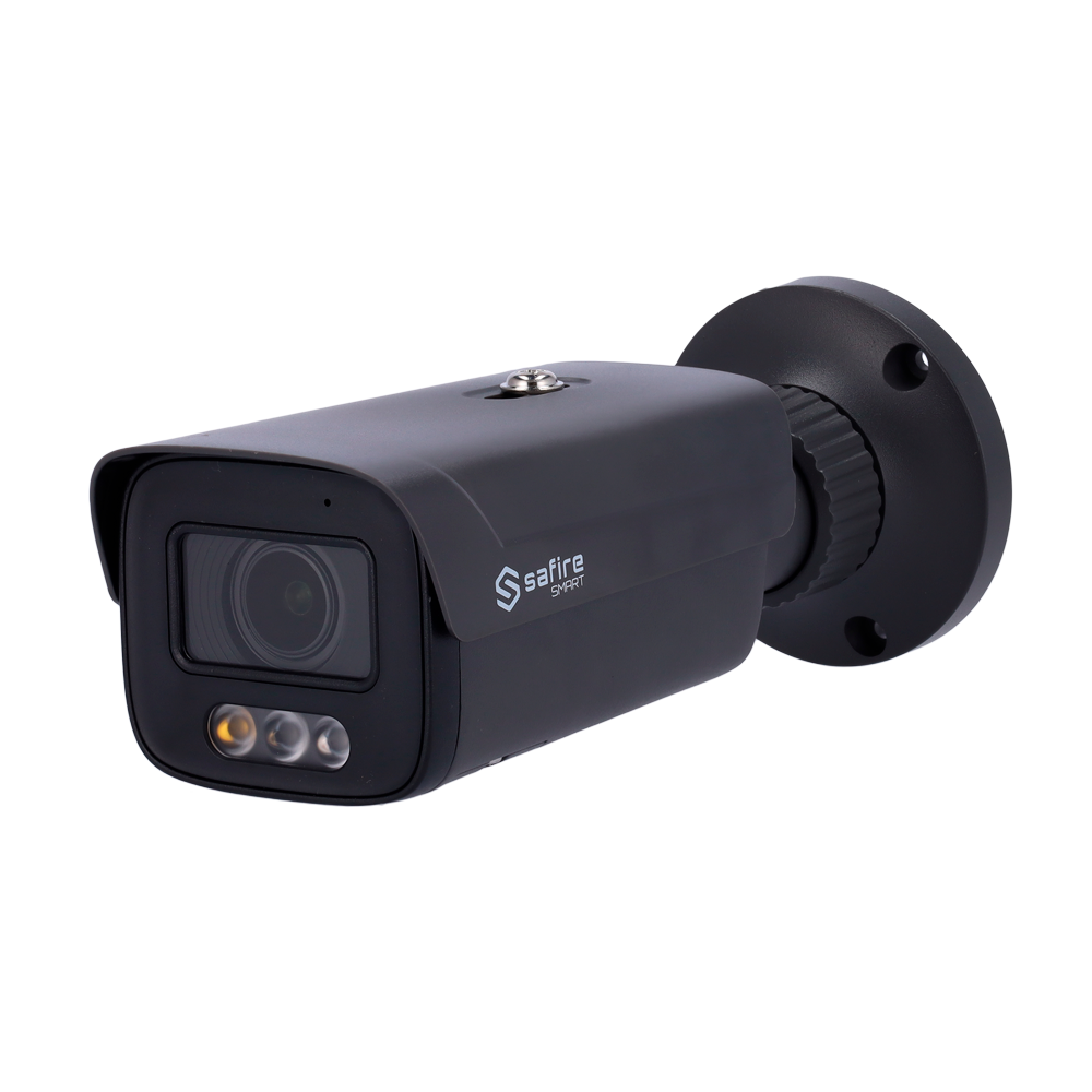 Safire Smart - Telecamera Bullet IP gamma I1 AI Avanzata e Dual Light - Risoluzione 4 Megapixel (2688x1520) - Ottica motorizzata 2.7~13.5mm | IR 50m & WL 40m - IA Avanzata:Perimetro