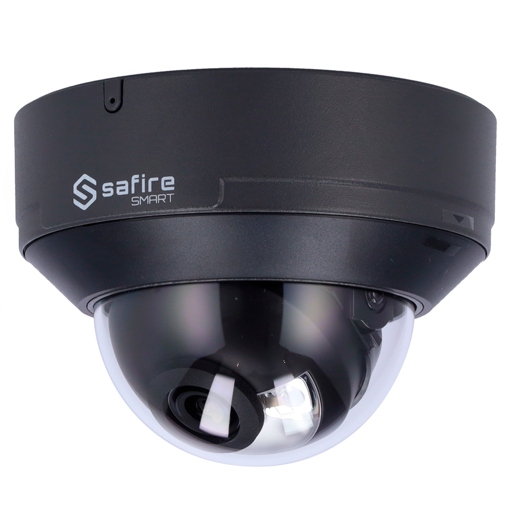 Safire Smart - Telecamera Dome IP gamma I1 AI Avanzata e DualLight - Risoluzione 4 Megapixel (2688x1520) - Ottica 2.8mm | Audio | Allarmi | IR 30m & WL 30m - IA Avanzata:Perimetro