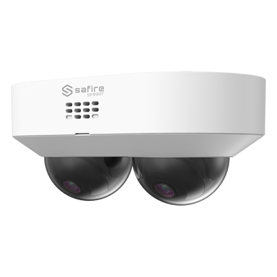 FENIVA | Telecamera Dome Panoramica IP gamma I1 con AI Avanzata - Risoluzione 4 Mp (2592x1520) - Ottica 2.8 mm | Audio | Allarmi | IR 30m - IA Avanzata:Perimetro, Volto, Conteggio, Metadati - Grado di protezione IP66 e IK10 - PoE (IEEE802.3af)