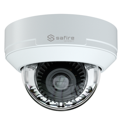 Safire Smart - Telecamera Turret IP gamma I1 IA Avanzata - Ottica motorizzata 2.7~13.5 | 4 Mpx (2688×1520) - Microfono | IR 50m | Luce bianca 40 m | Mic | WDR - IA Avanzata:Perimetro