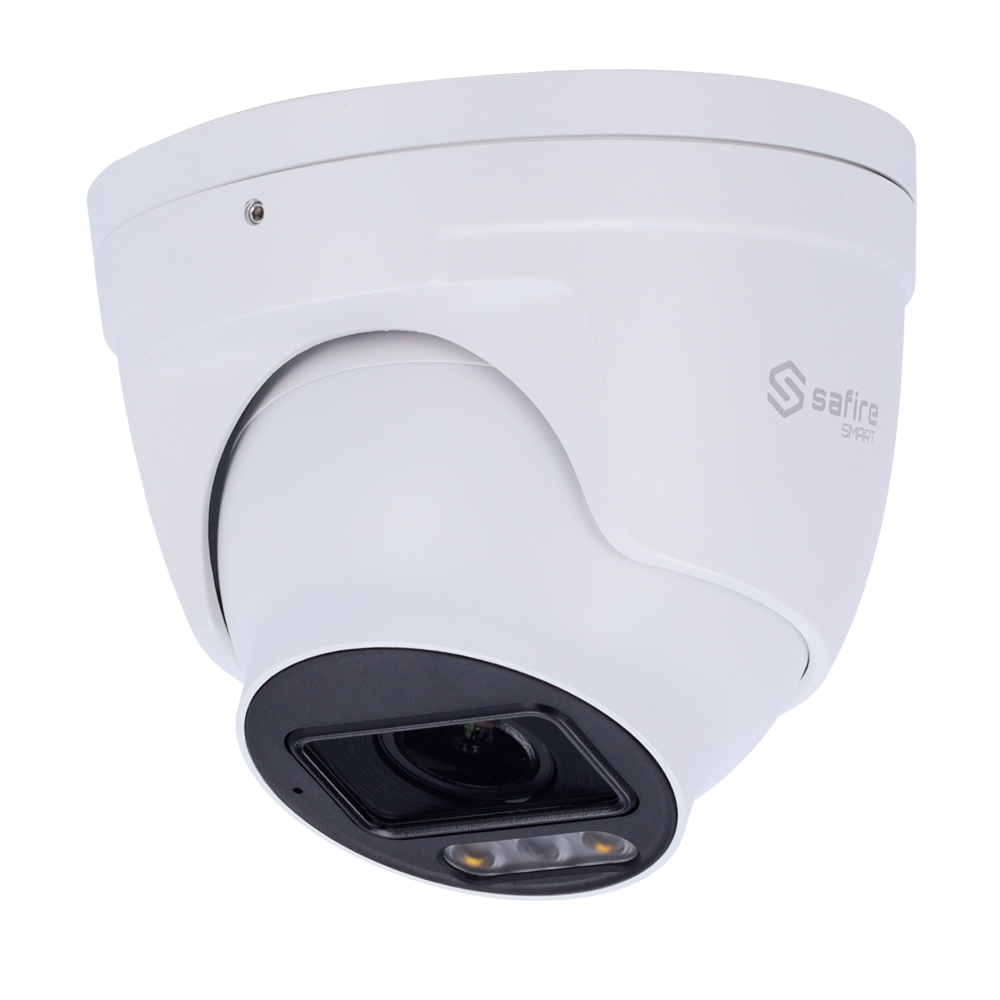 Safire Smart - Telecamera Turret IP gamma I1 Night Color IA - Risoluzione 4 Megapixel (2566x1440) - 1/1.79" Progressive Scan CMOS - Night Color X
