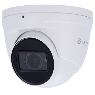 Safire Smart - Telecamera Dome IP gamma I2 IA Avanzata - Risoluzione 6 Megapixel (3296×1856) - Ottica motorizzata 2.8~12 mm | Audio | IR 50m - IA Avanzata: Metadati video e Rilevamento del Volto - Waterproof IP67 | PoE (IEEE802.3af)