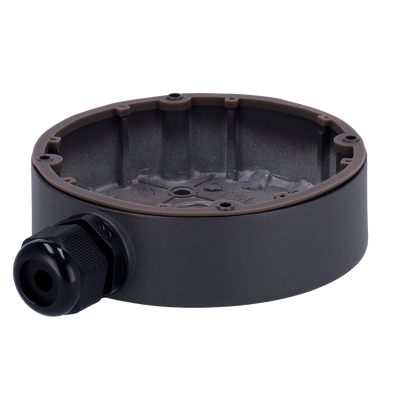 Scatola di giunzione Safire Smart - Per telecamere dome - Adatto per uso in esterni - Installazione a tetto o parete - Diametro della base 139.3 mm - Passacavo