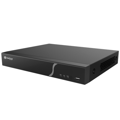 Safire Smart - Videoregistratore NVR per telecamere IP gamma A1 - 8CH video / Compressione H.265+ - Risoluzione fino a 8Mpx / Larghezza di banda 80Mbps - Uscita HDMI 4K e VGA / 1HDD - Riconoscimento facciale / Ricerca intelligente